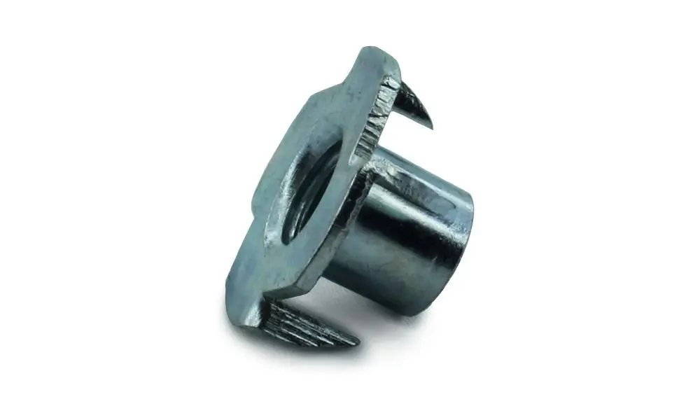 M5 x 9mm 4 pronged T nut - 5 pack [CLONE], Produktoptionen: M6 x 9 mm T-Mutter