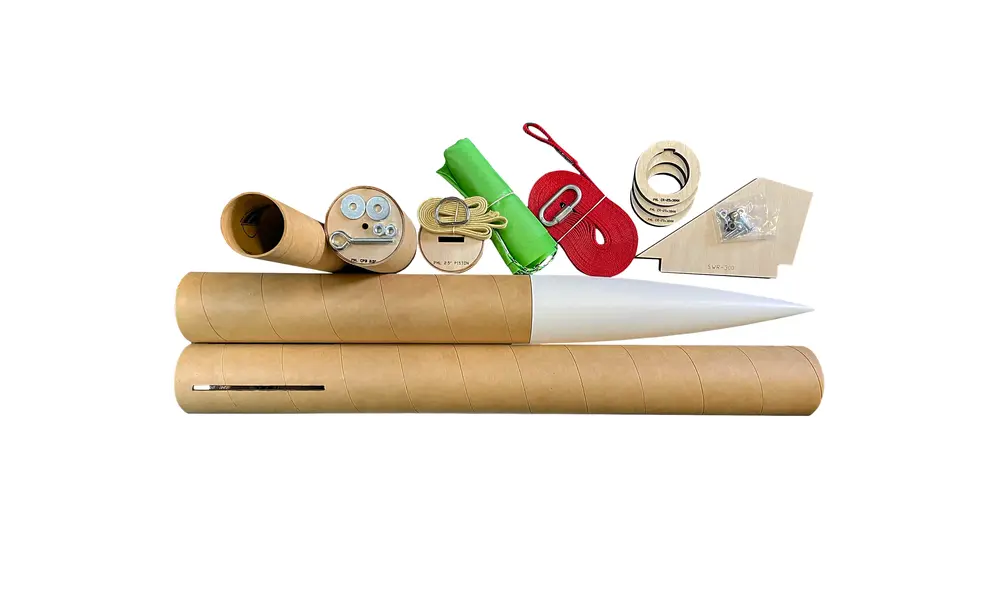 SWR-300 Public missiles Ltd Skinwalker ranch rocket kit, 4 image model rocketry