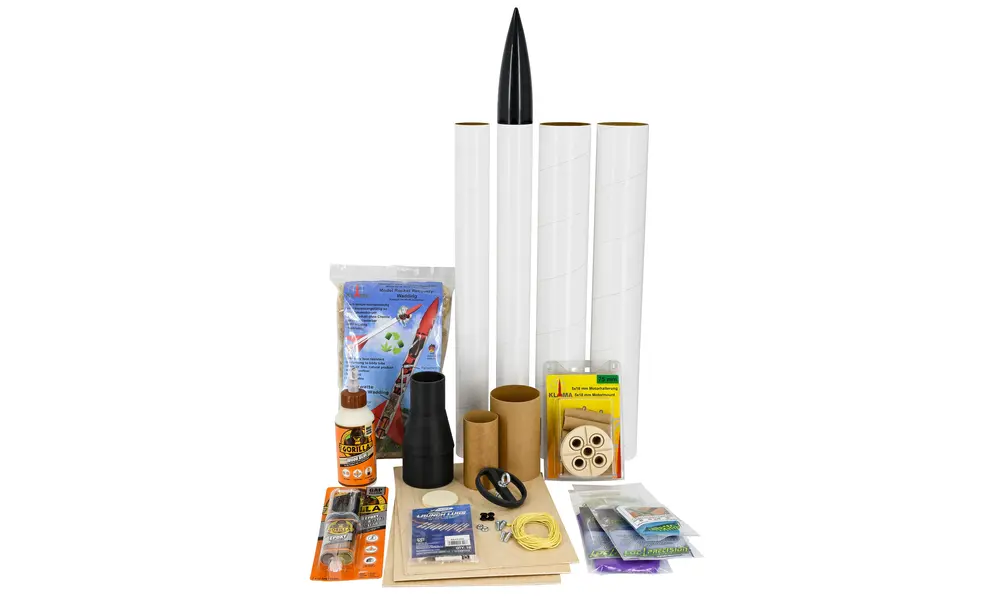 Starter kit of bits - 50mm/75mm tube with 18mm motors - UK ROC (2024) model rocketry