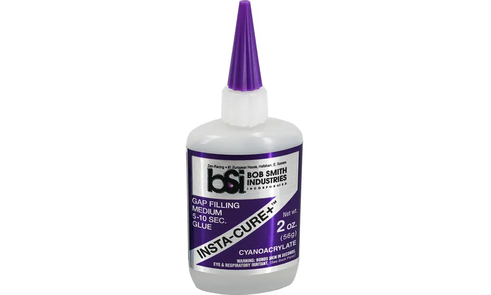 BSI Black rubber toughened cyanoacrylate CA glue 1oz (29.5ml) [CLONE], Opcje produktu: Super klej BSI 2 uncje wypełniający szczeliny