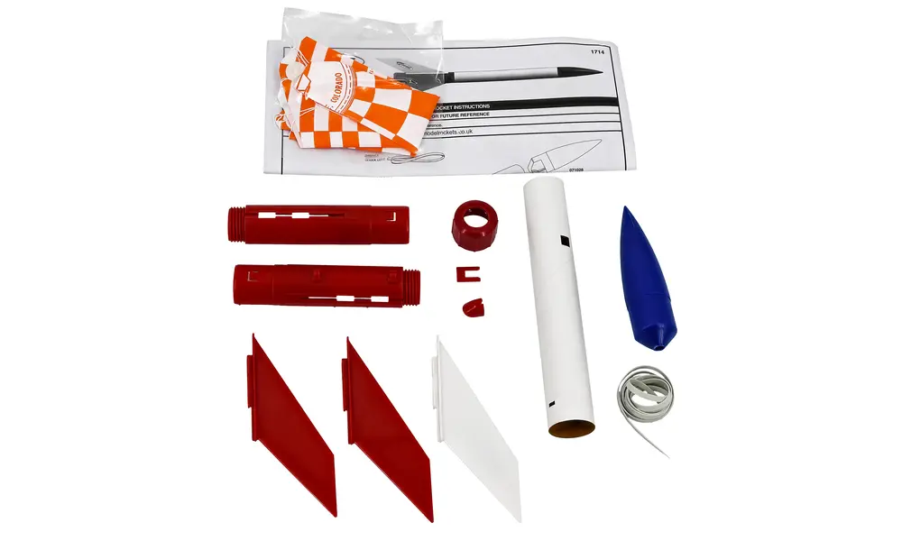 25 pack Build N' Blast Event Flying Model Rocket Bulk school club Pack, Other product options: 25 pack - Build N Blast workshop rockets, 2 image model rocketry