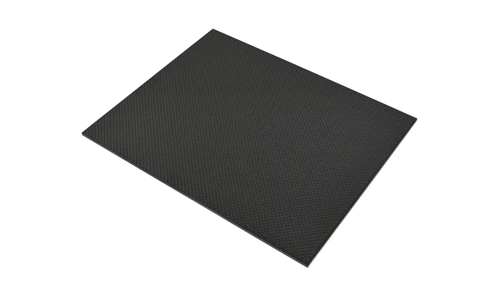5mm 3K Carbon fibre sheet 200 x 250mm plain matte high hardness 100% pure carbon panel, Možnosti produktu: 5 mm x 200 mm x 250 mm Matná deska z uhlíkových vláken
