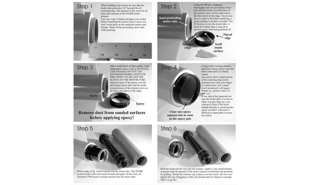 SET di fermo HAMR da 38 mm - Fermo motore per motori da 38 mm, Opzioni del prodotto: Set di fermi HAMR da 38 mm, 5 image