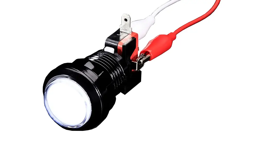 Illuminated Toggle Switch with Cover - Red [CLONE]