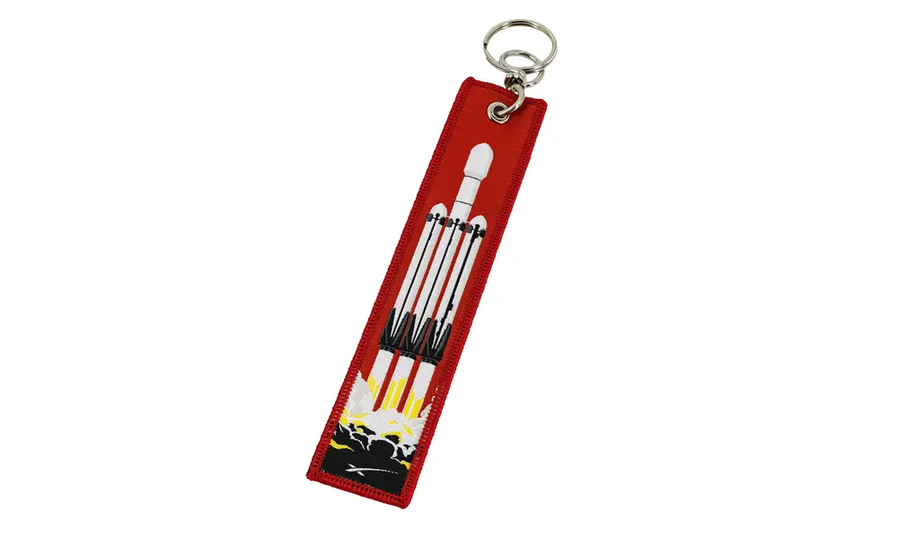 Spacex Falcon heavy / Remove before flight key chain ring, Other product options: SpaceX Falcon Heavy key chain model rocketry