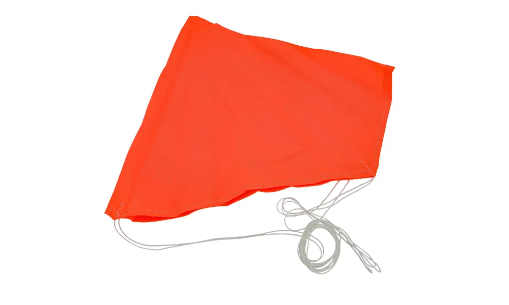15" Neon oranje 1,7oz ripstop nylon parachute topflight TFR standaard, Productopties: 15" neonoranje
