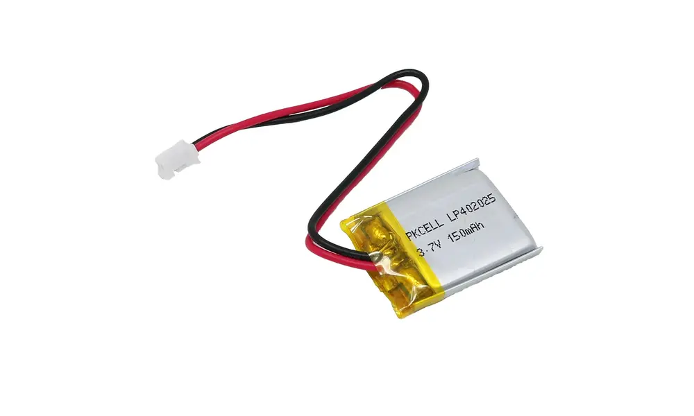 Batteria LiPo da 150 mAh 3,7 V - connettore JST a 2 pin