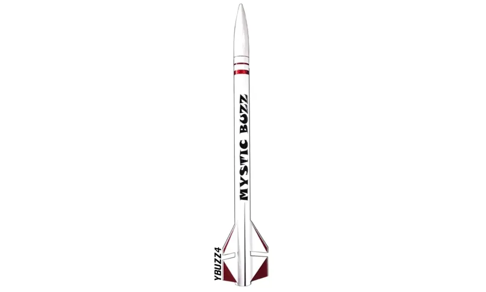 4" Mystic Buzz model rocket kit LOC model rocketry