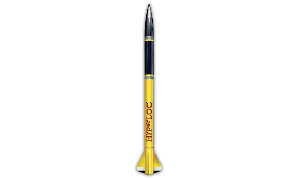 Hyperloc 835 model rocket kit 4" model rocketry