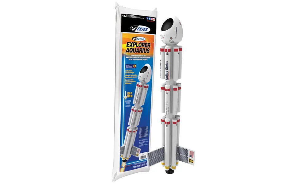 Explorer Aquarius model rocket model rocketry