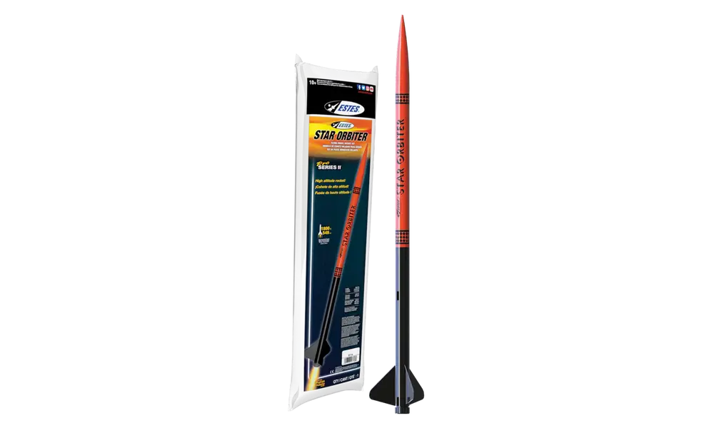 Pro Series II Estes Star Orbiter Model Rocket Kit, Skill Level 3 model rocketry