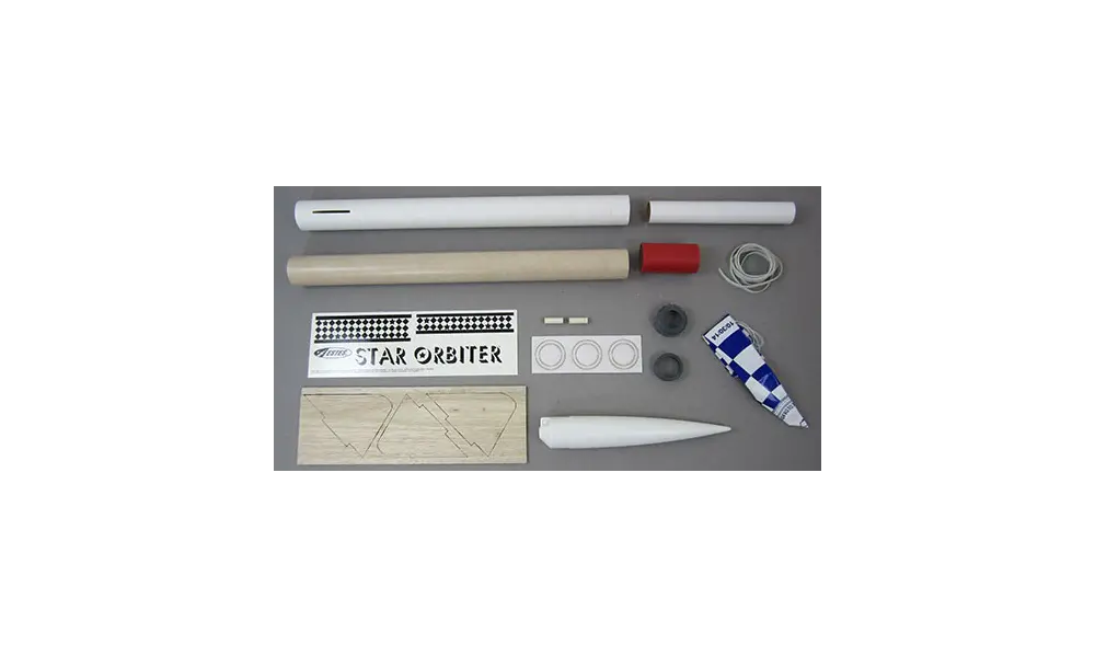 Pro Series II Estes Star Orbiter Model Rocket Kit, Skill Level 3, 5 image model rocketry