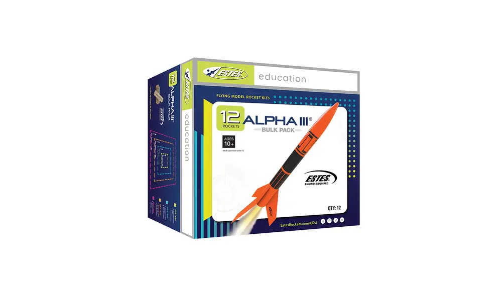 12x Estes Alpha III teambulkpakket (12 stuks)