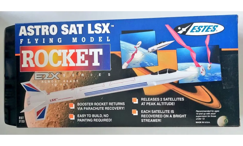Estes Astro SAT LSX model rakety kit E2X, 2 image