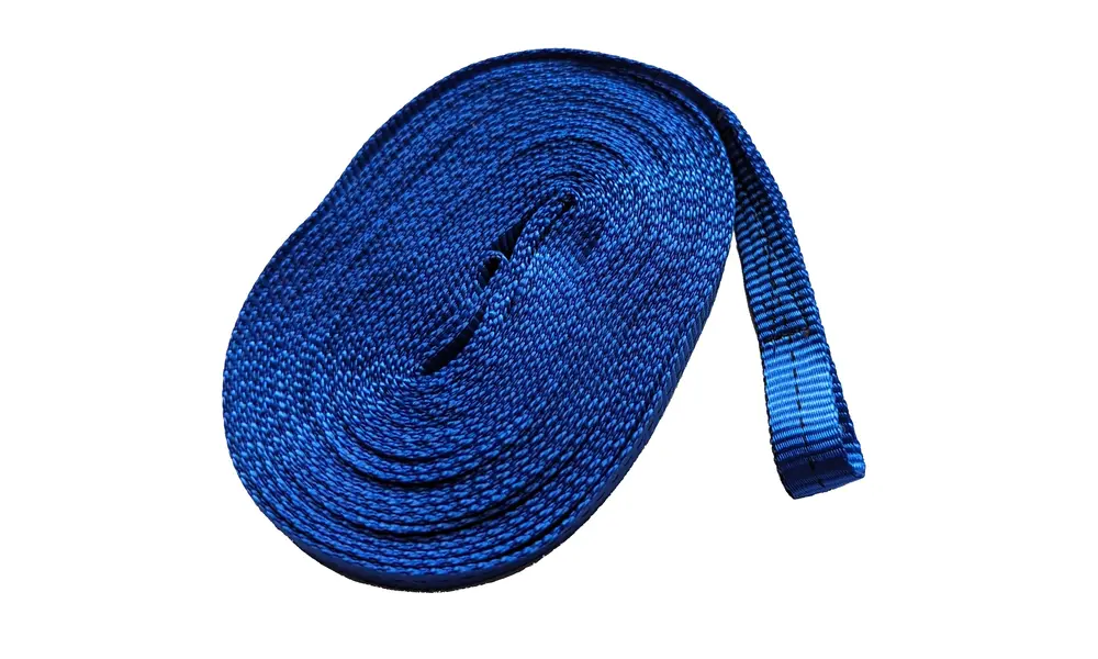 1/2" 10m Blue Tubular Nylon Recovery Harness with Sewn Loops, Other product options: 1/2" Nylon 10m harness model rocketry