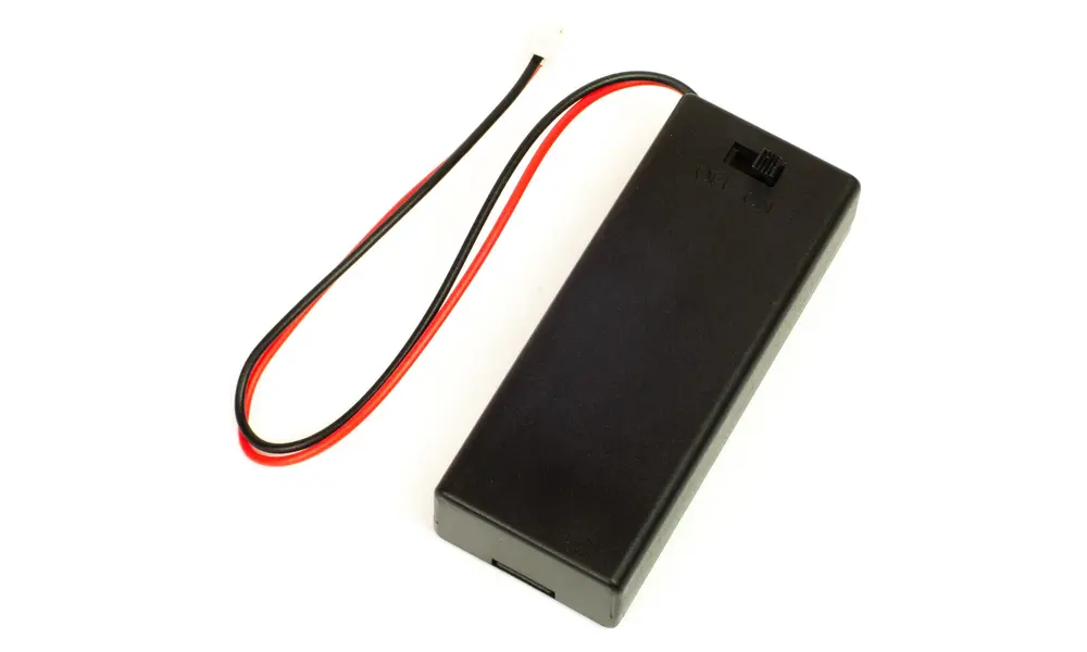 2 x AAA Battery Holder with switch, 2 image model rocketry
