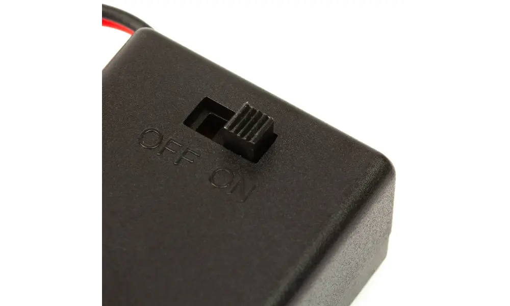 2 x AAA Battery Holder with switch, 3 image model rocketry