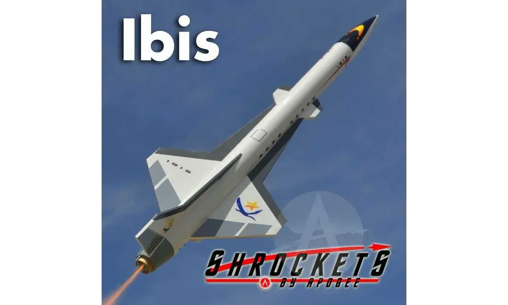 Maqueta de cohete Apogee IBIS