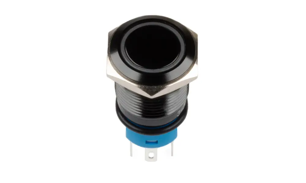 Metalen verlichte knop 16mm montagegat IP67 waterdicht, 2 image