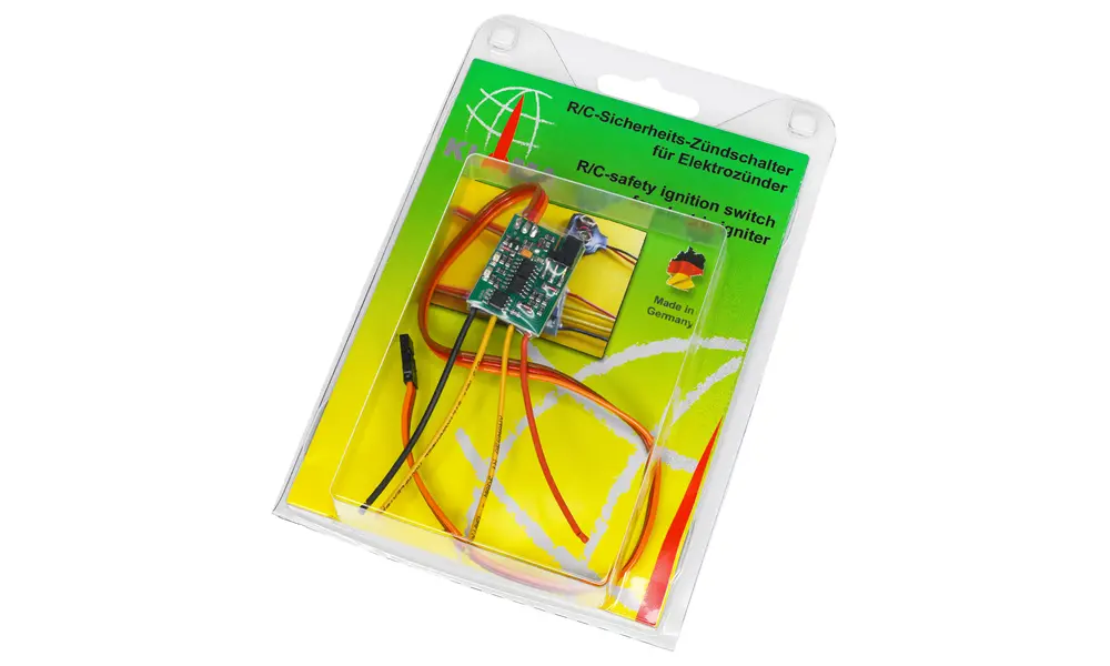 RC safety ignition switch for igniters / charges, 3 image model rocketry