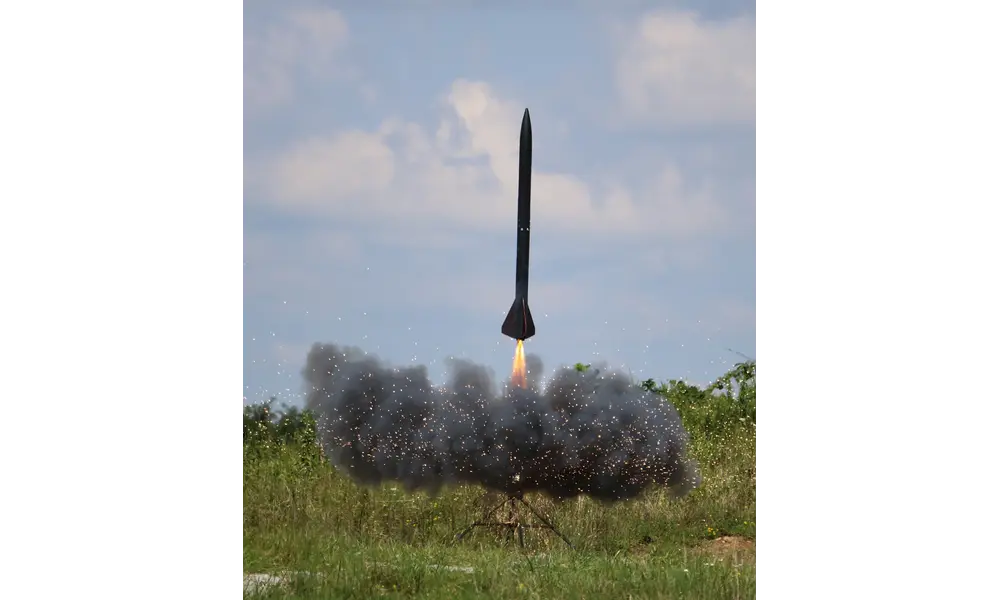 Hyperloc 835 raketmodelbyggesæt 4", 2 image model rocketry