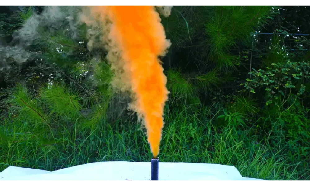 NICO Smoke, 80s, orange 35mm model rocketry
