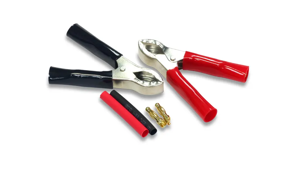 Crocodile Clips with 4mm Gold connector model rocketry