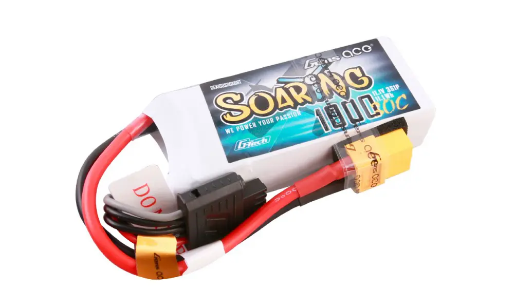Li-Po G-Tech 3S 11.1V 1000mAh 30C Soaring with XT60, 3 image model rocketry