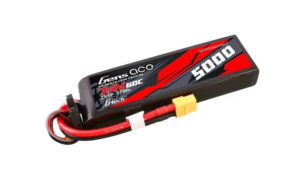 Li-Po G-Tech Auto 2S 7,4V 5000mAh 60C mit XT60, 4 image