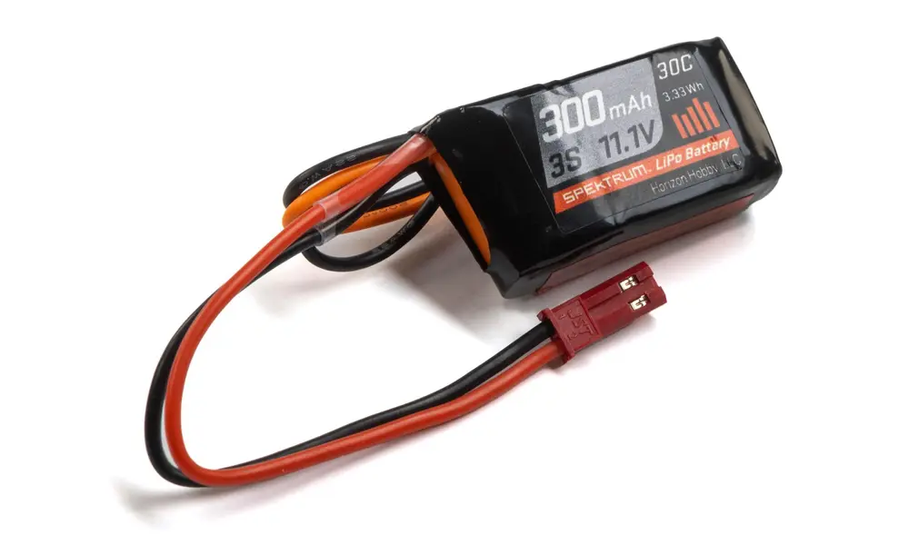 11,1V 300mAh 3S 30C LiPo baterie: JST