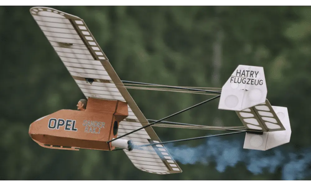 Opel Sander RAK 1 rocket powered RC plane glider, 6 image model rocketry