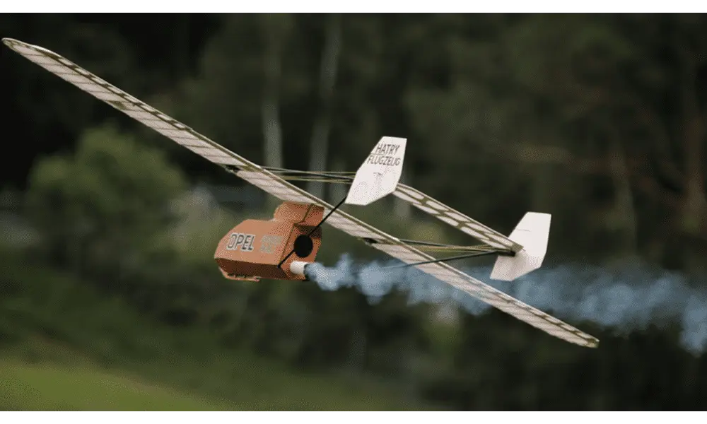 Opel Sander RAK 1 rocket powered RC plane glider, 5 image model rocketry