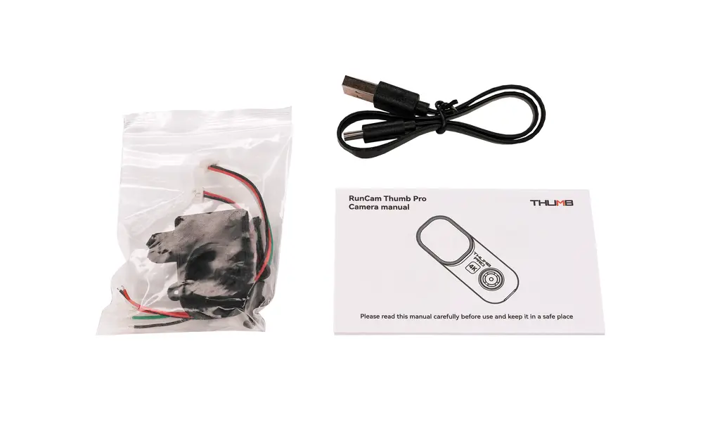 RunCam Thumb Pro 4K v2 HD action Camera UHD, 5 image model rocketry