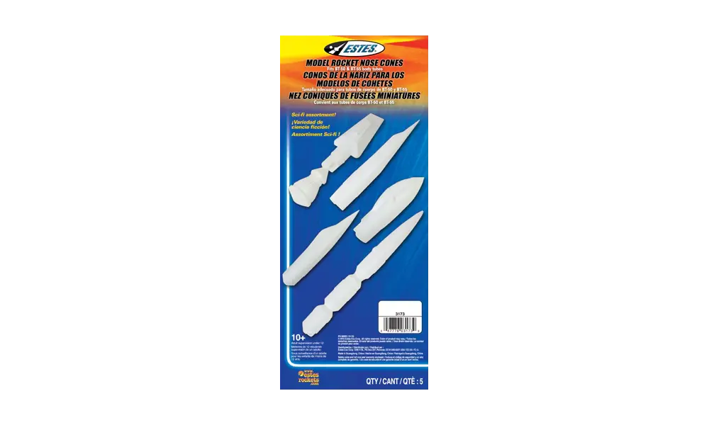 Cône de nez Estes NC-50 (lot de 5) - Convient au tube BT50 [CLONE], 2 image