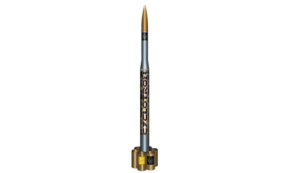 Модель ракети-циклотрона 3.10" PK-47 model rocketry