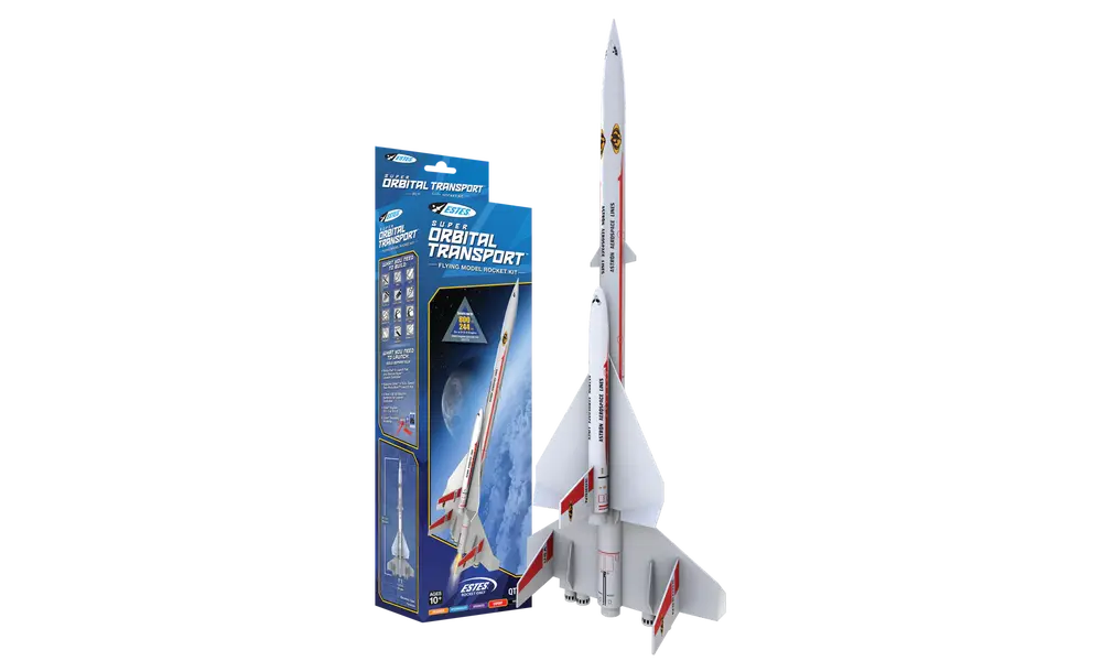 Stavebnice super orbitálního transportního modelu rakety
