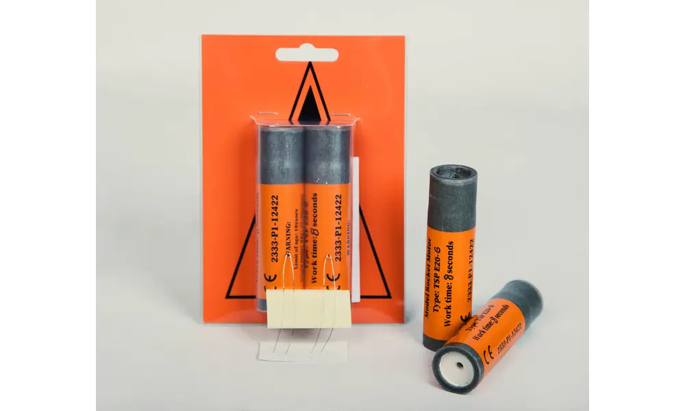 Motores de cohete modelo TSP de 24 mm, paquete doble E12-4, potencia media, Opciones de producto: E12-4 TSP