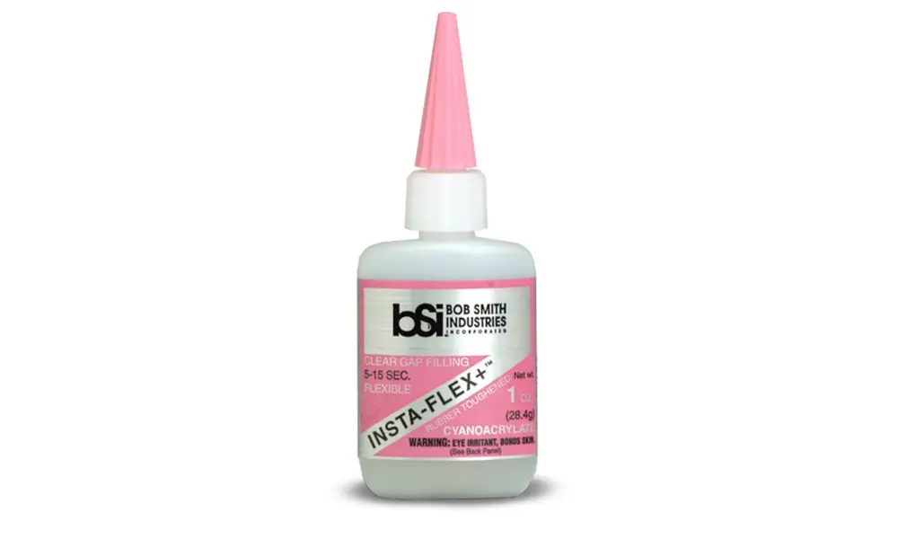 BSI insta-flex elastyczna, cienka, przezroczysta guma CA, hartowana, 1 uncja, Opcje produktu: BSI insta-flex+ elastyczny cienki CA 1 uncja