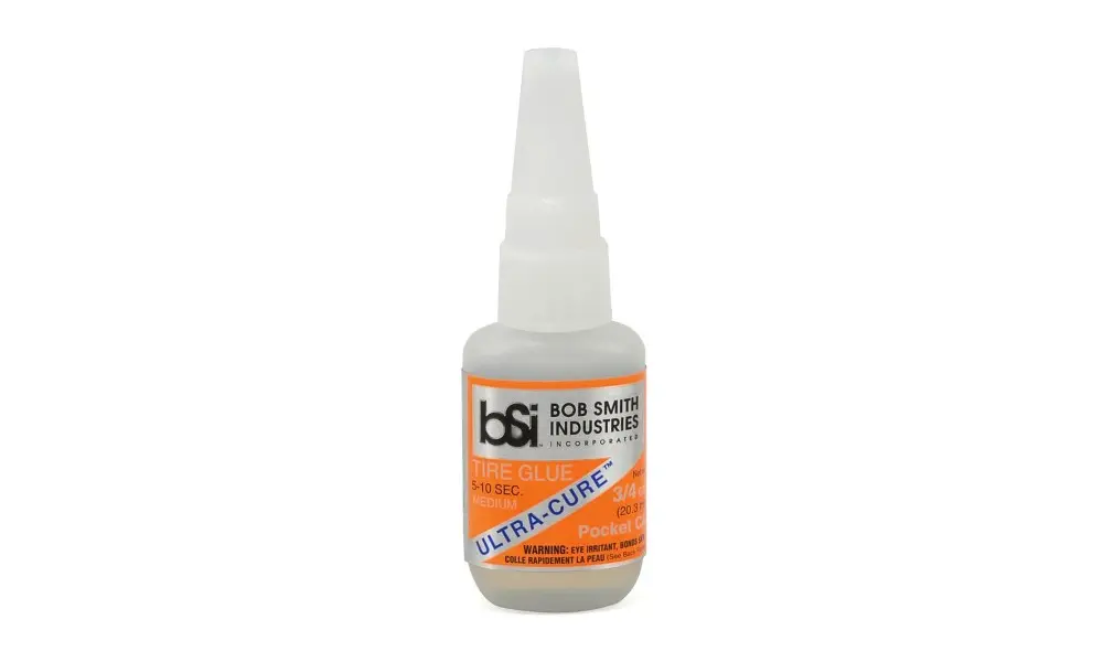 BSI Ultra-cure tyre glue medium thin surface insensitive 1oz, Other product options: BSI surface insensitive medium cyanoacrylate 1oz model rocketry