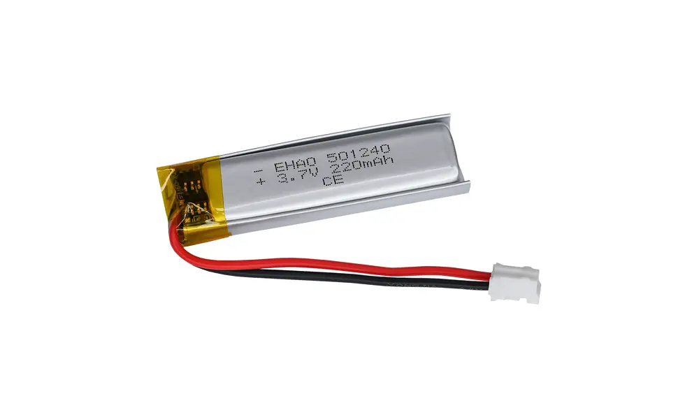 3.7v 220mah 1S Lithium polymer Lipo rechargeable battery 2mm JST PH model rocketry