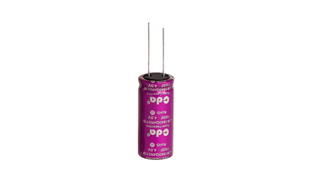 Super condensatore agli ioni di litio 1100F da 4,0 V a 2,5 V (450 mAh) 6 A nominale 4 V, Opzioni del prodotto: 1100F Super capacitor (450mAh)