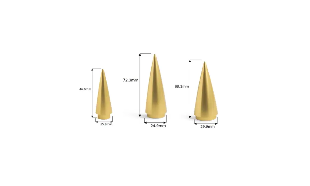 16mm M5 Aluminium nose cone tips Black Cat, Other product options: 16mm M5 Aluminium nose cone tip, 4 image model rocketry