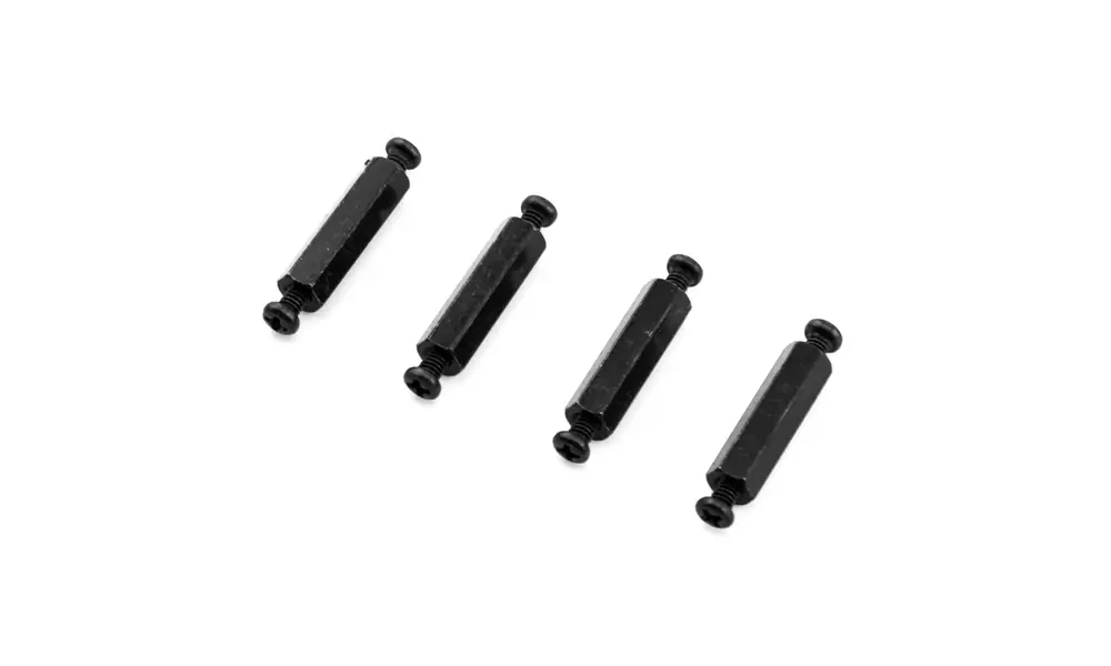 Distanziali M2.5 estesi da 17 mm per Pi HAT (Raspberry Pi 5) - Confezione da 4