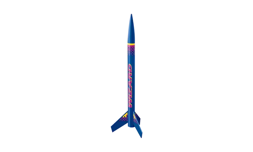 Riptide & Wizard dual pack with 6 motors and building supplies - Ready to fly and constructable rocket kit, 11 image model rocketry