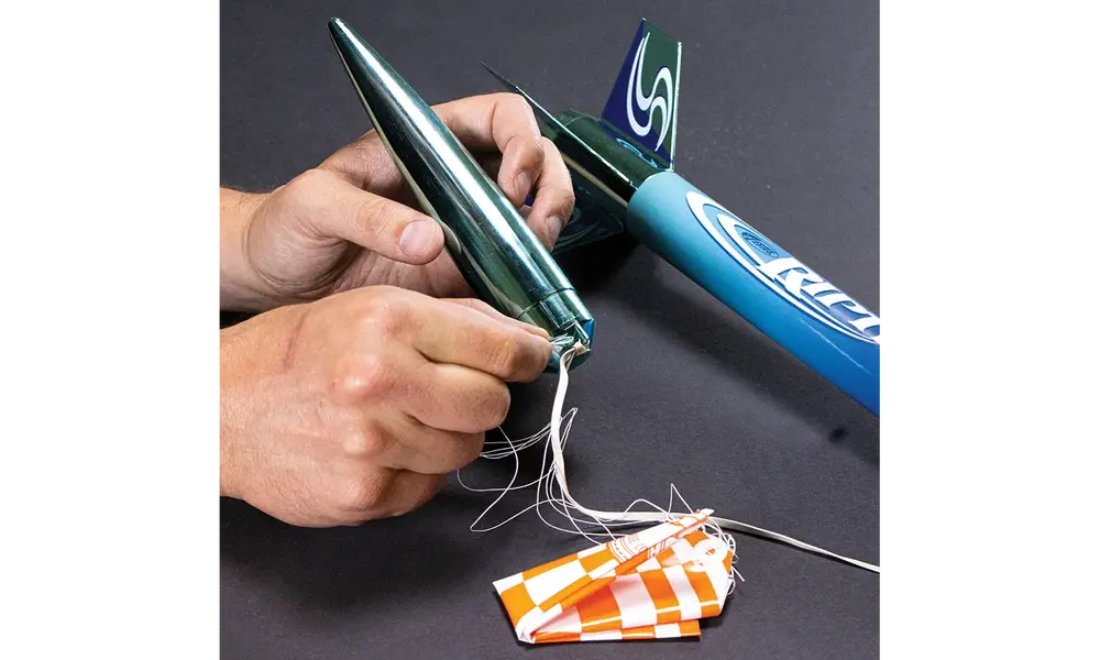Riptide & Wizard dual pack with 6 motors and building supplies - Ready to fly and constructable rocket kit, 8 image model rocketry