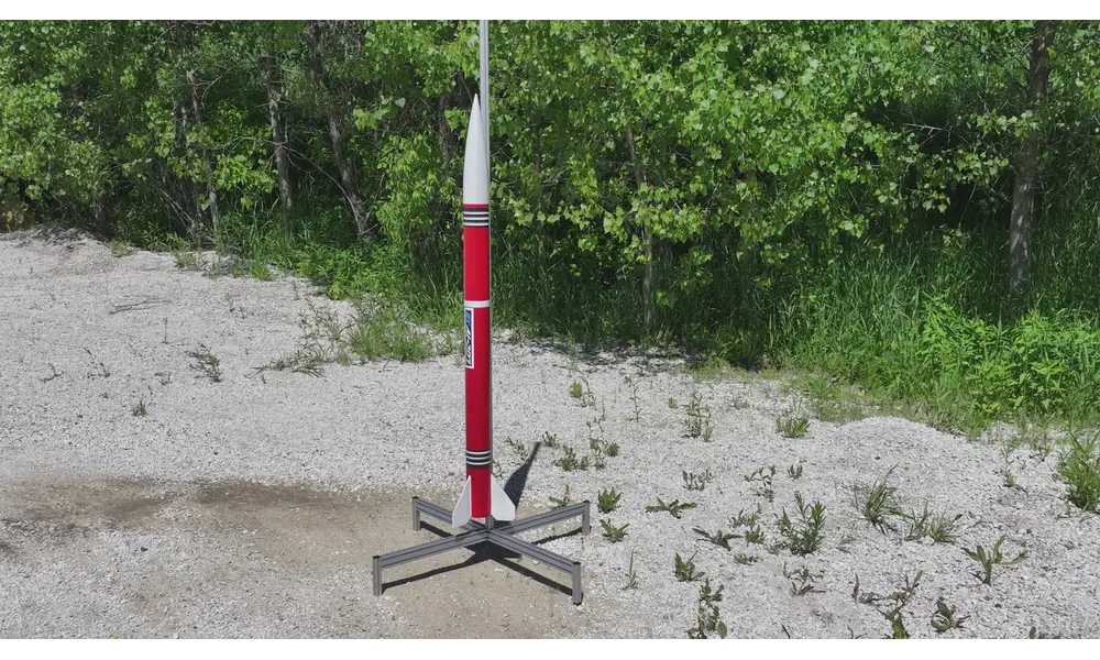 LOC-IV X2 Loc precision model rocket kit, 3 image model rocketry