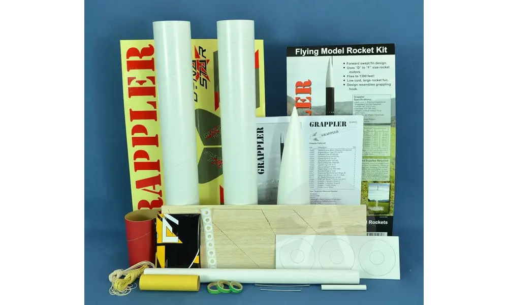 Grappler modelraketsæt - Apogee - 2,6" diameter, 3 image model rocketry