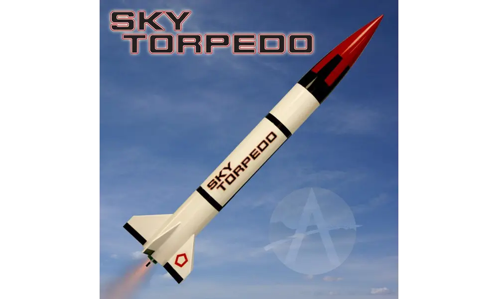Sky-Torpedo model rocket kit apogee 2.6" model rocketry