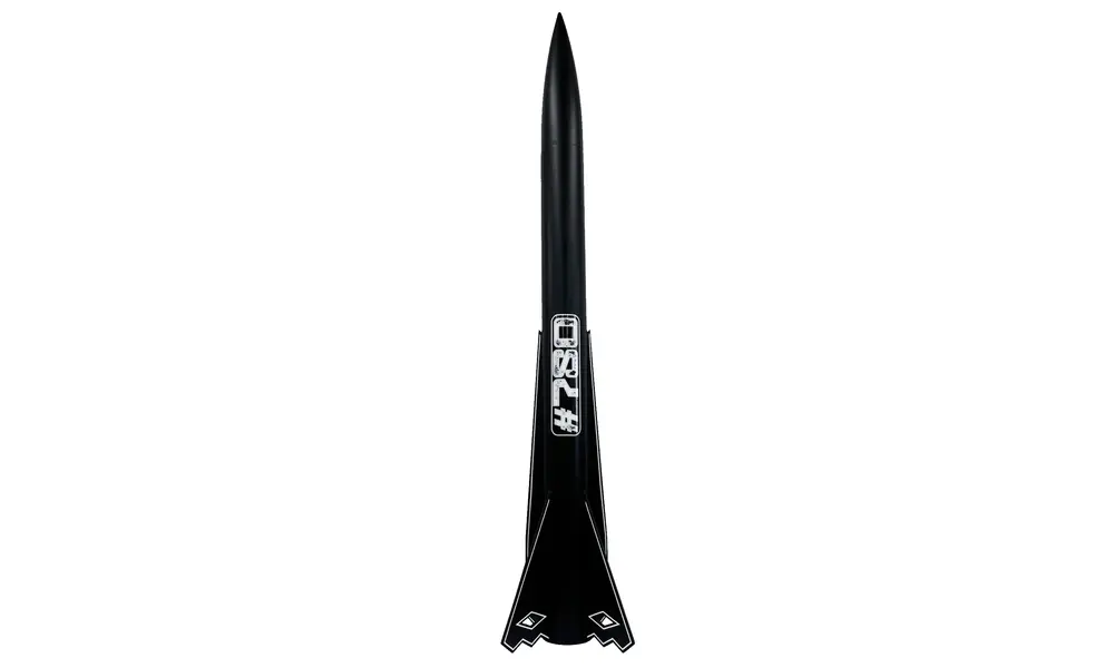 #780 Loc precision black model rocket kit model rocketry