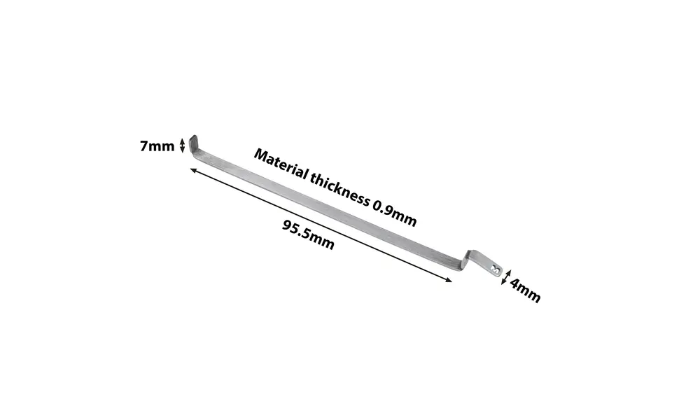 95mm heavy duty engine hooks (4mm x 0.9mm profile) - Pack of 3, 3 image model rocketry